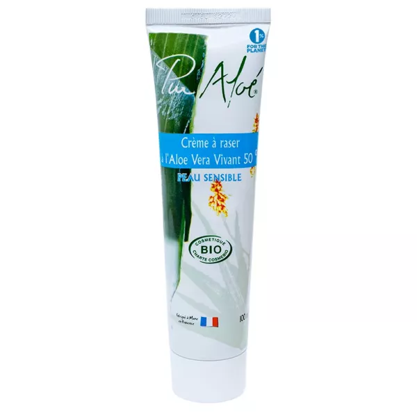 Crème à Raser à l'Aloe Vera biologique