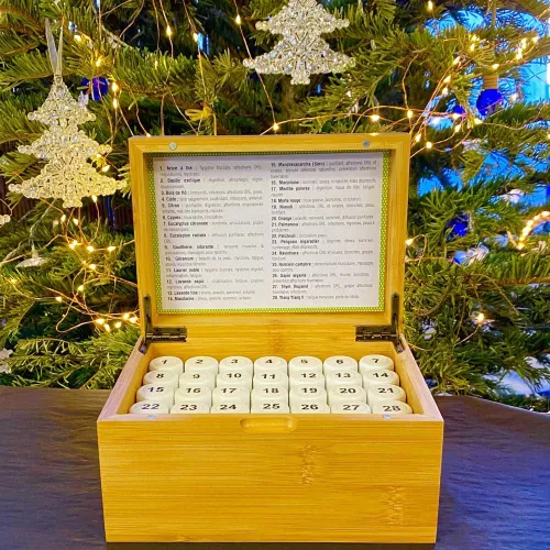 Coffret cadeau 28 huiles essentielles bio