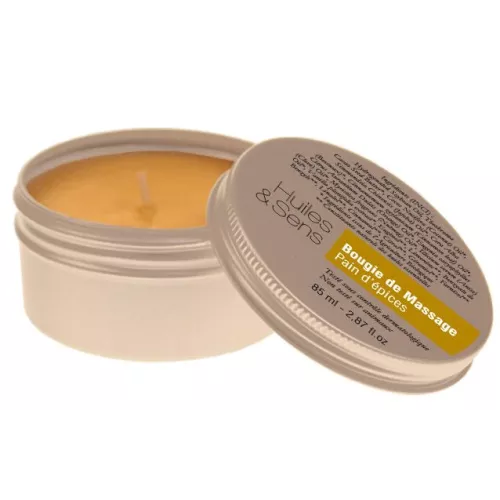 Bougie de Massage bio Pain d'Epices
