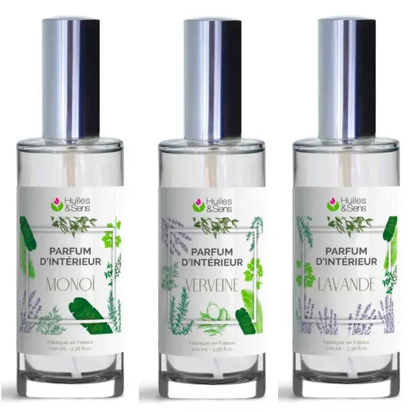 Coffret 3 parfums d'interieur