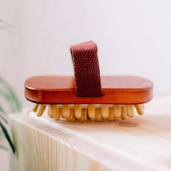 Holz Massagebürste