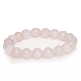 Bracelet Quartz Rose 10 mm