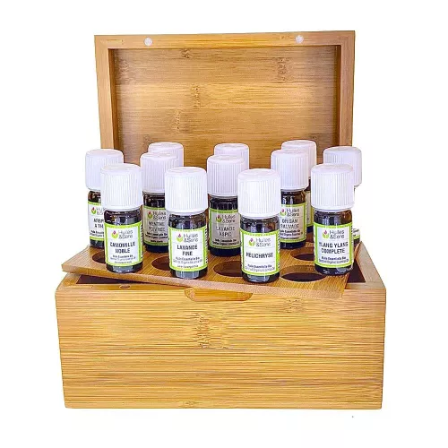 Coffret Essentiel 12 huiles essentielles indispensable