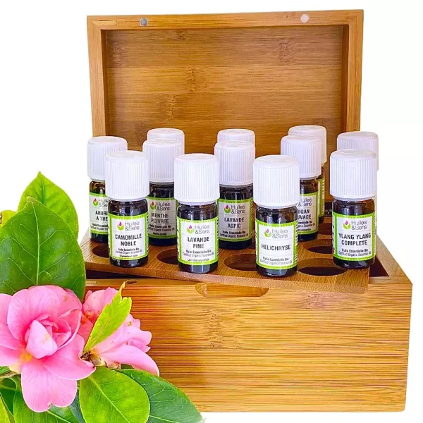 Coffret Essentiel 12 huiles essentielles indispensable