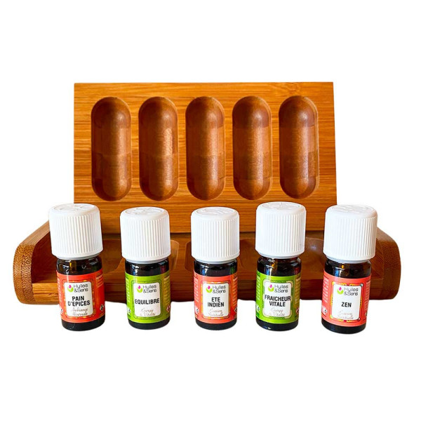 Coffret 5 synergies d'huiles essentielles