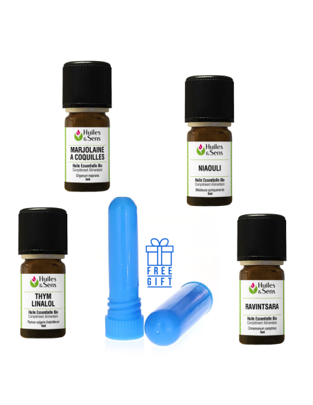 Pack hiver serein - 4 huiles essentielles hivernales