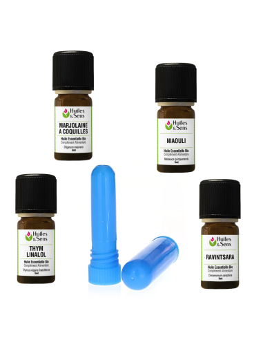 Pack hiver serein - 4 huiles essentielles hivernales