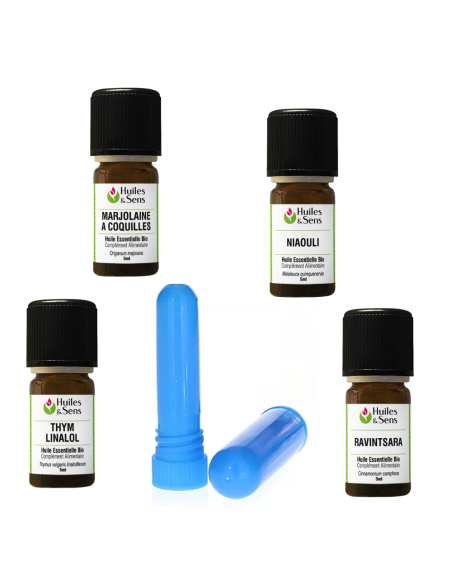 Pack hiver serein - 4 huiles essentielles hivernales